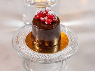 Torta al cioccolato della pasticceria