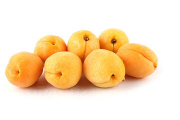 Group of apricots