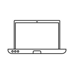 Laptop  icon vector. Computer  illustration sign. device symbol. pc logo.