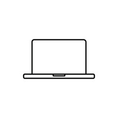 Laptop  icon vector. Computer  illustration sign. device symbol. pc logo.
