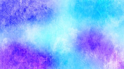 Abstract background painting art with blue and purple watercolor paint brush for christmas poster, banner, website, card background