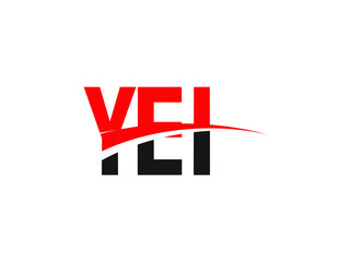 Obraz premium YEI Letter Initial Logo Design Vector Illustration