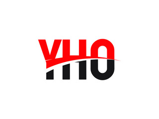 YHO Letter Initial Logo Design Vector Illustration