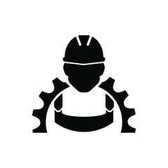 worker with helmet