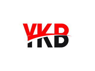 YKB Letter Initial Logo Design Vector Illustration