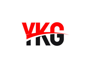 YKG Letter Initial Logo Design Vector Illustration