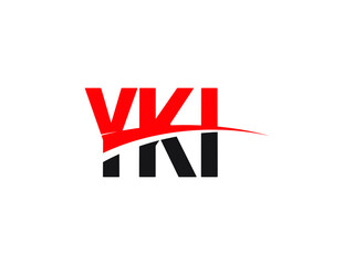 Fototapeta premium YKI Letter Initial Logo Design Vector Illustration