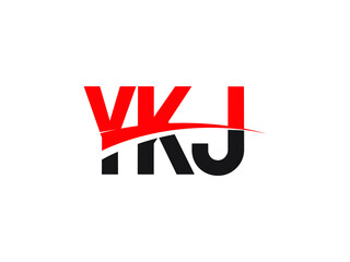 YKJ Letter Initial Logo Design Vector Illustration
