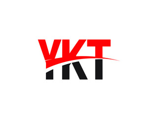YKT Letter Initial Logo Design Vector Illustration
