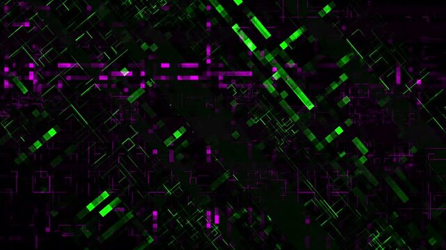 Video technology glitch background as tech related graphic design backdrop element