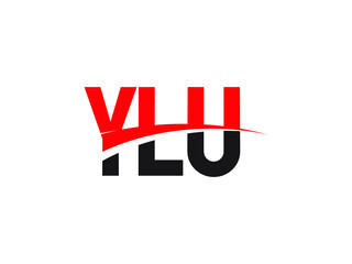 YLU Letter Initial Logo Design Vector Illustration