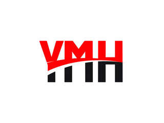 YMH Letter Initial Logo Design Vector Illustration