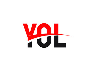 YOL Letter Initial Logo Design Vector Illustration