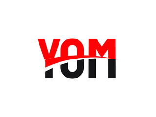 YOM Letter Initial Logo Design Vector Illustration