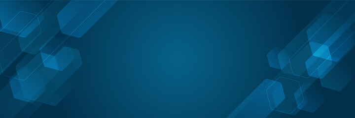 Abstract technology banner background. Abstract banner design web template. Horizontal header web banner. Modern cover header background for website design, Social Media Cover ads banner, flyer