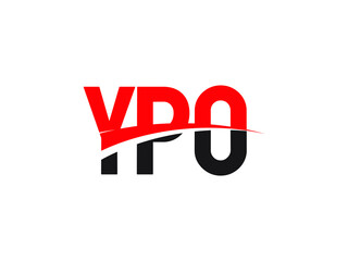 Obraz premium YPO Letter Initial Logo Design Vector Illustration