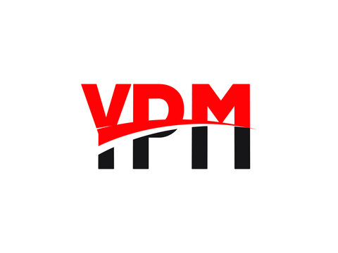 YPM Letter Initial Logo Design Vector Illustration