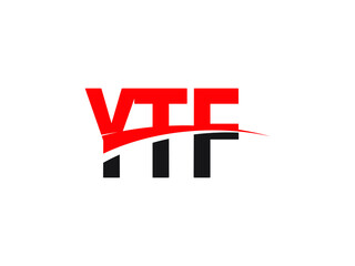 YTF Letter Initial Logo Design Vector Illustration