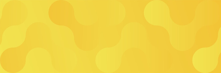 Abstract modern colorful yellow gradient wide geometric banner design. Modern cover header background for website design, social media cover ads banner, flyer, invitation card