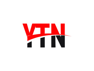 YTN Letter Initial Logo Design Vector Illustration