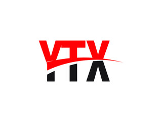 YTX Letter Initial Logo Design Vector Illustration