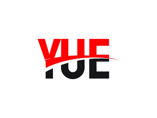Fototapeta premium YUE Letter Initial Logo Design Vector Illustration