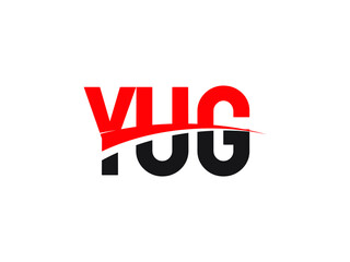 Fototapeta premium YUG Letter Initial Logo Design Vector Illustration