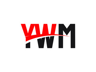 YWM Letter Initial Logo Design Vector Illustration