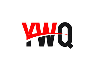 YWQ Letter Initial Logo Design Vector Illustration