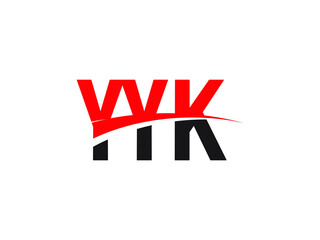YYK Letter Initial Logo Design Vector Illustration