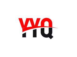 YYQ Letter Initial Logo Design Vector Illustration