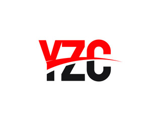 YZC Letter Initial Logo Design Vector Illustration