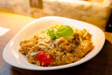 German, Berlin, Italian restaurant, stew