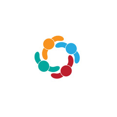 Teamwork icon isolated on white background. Teamwork icon for web site, app, marketing and logo. Creative business concept, vector illustration