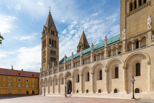 Cathedral in Pecs, Baranya County, Hungary
