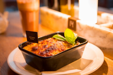 German, Berlin, Italian restaurant, baked, pasta