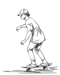 Obraz na płótnie Canvas skateboarder