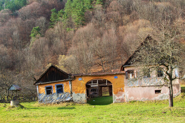 Old house in Rau Sadului, Romania