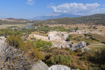 Fototapeta na wymiar View of ancient city Patara.