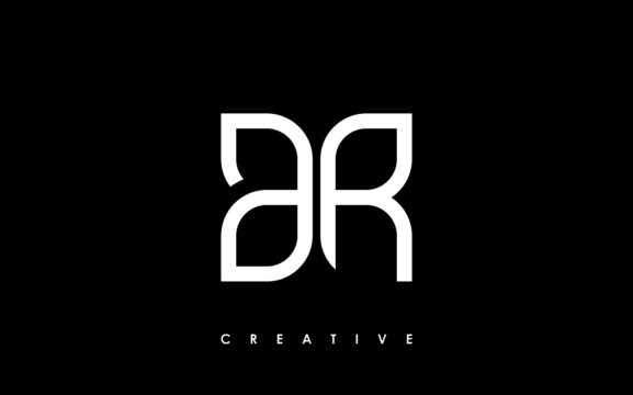 AR Letter Initial Logo Design Template Vector Illustration