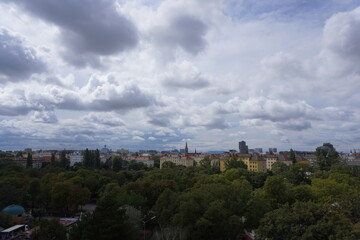 View of Vienna from a ferris wheel