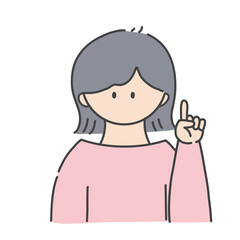 ポイント_女の子1(カラーバージョン)