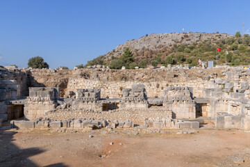 Theatre at ancient city Xanthos.
