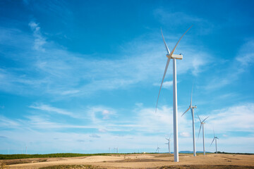 Green energy concept view