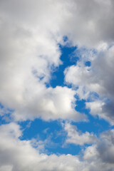 Fototapeta premium Sky close-up view