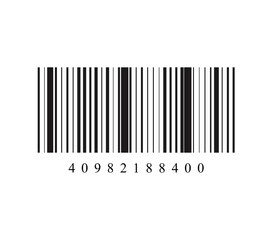 Bar code icon isolated on white background. Trendy barcode concept for web site, app, label and sticker. Bar code vector illustration