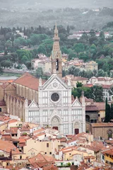 Foto op Canvas Santa Croce cathedral in Florence, Italy © 1989STUDIO