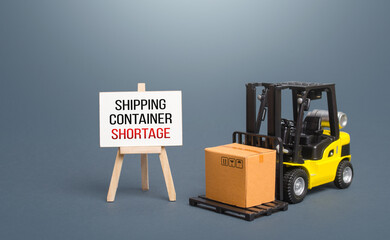 Global container shortage. Shortage of containers and logistic collapse. Imbalance, transportation of goods. Economic slowdown. Problems of the international freight transport system.