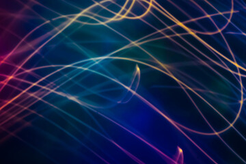 illustration of abstract lines. Free lines seamless pattern made by hand, brush. Handmade drawing, blur