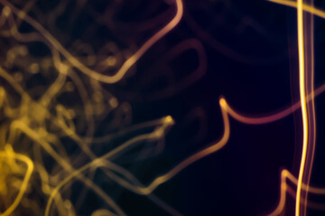 illustration of abstract lines. Free lines seamless pattern made by hand, brush. Handmade drawing, blur